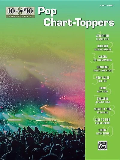 10 For 10 Sheet Music - Pop Chart-toppers