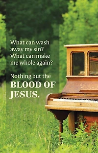 General Worship Bulletin: Nothing But The Blood (Package of 100): Nothing But The Blood (Hymn Lyric)