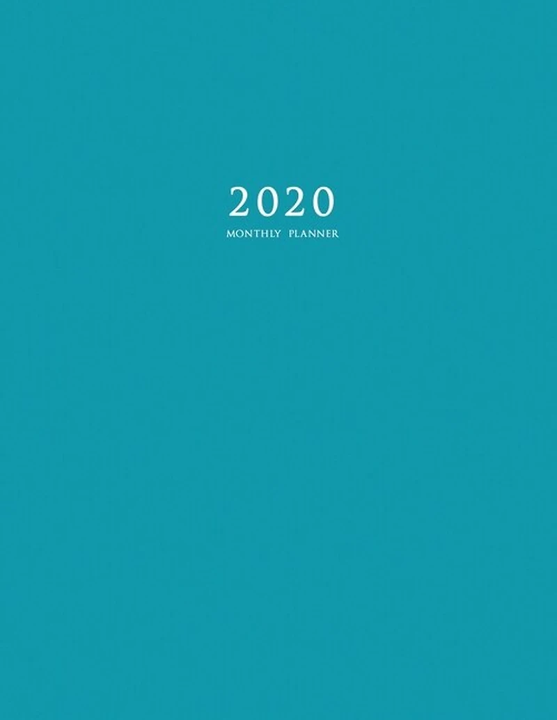 2020 Monthly Planner: Large Monthly Planner With Inspirational Quotes And Blue Cover