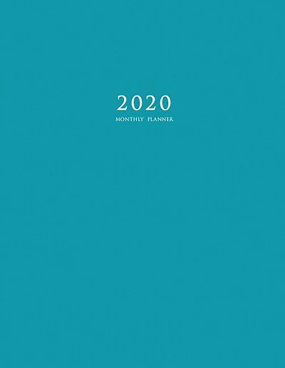 2020 Monthly Planner: Large Monthly Planner With Inspirational Quotes And Blue Cover