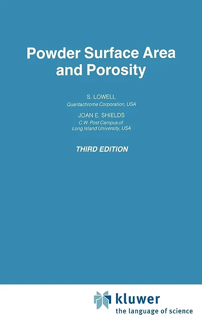 Powder Surface Area and Porosity