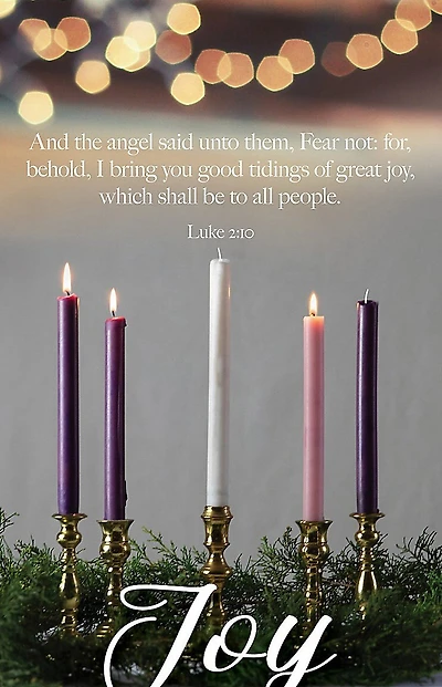 Advent Bulletin: Joy (Package of 100): Luke 2:10 (KJV)