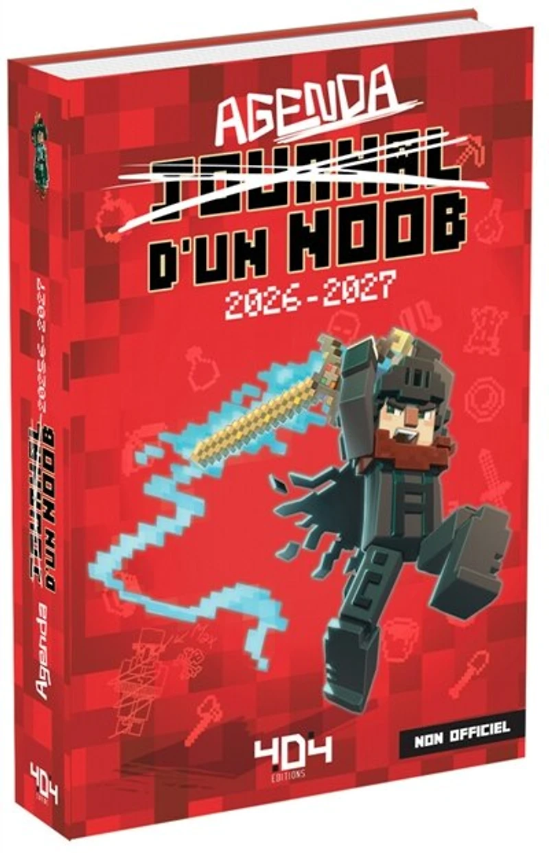 Agenda Journal d'un Noob 2026-2027