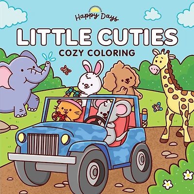 Little Cuties: Cozy Coloring: Sweet and Simple Coloring for Adults and Kids