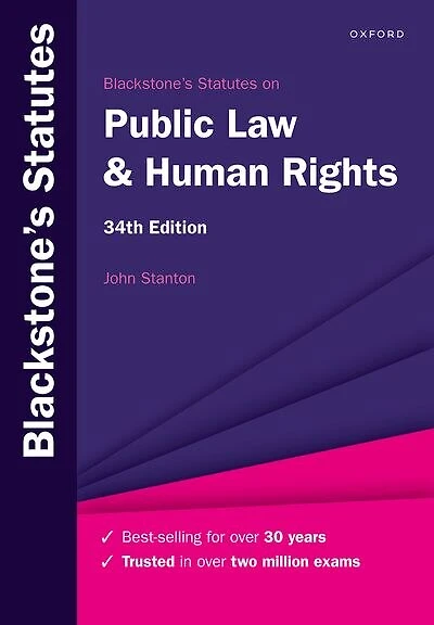 Blackstones Statutes on Public Law and Human Rights