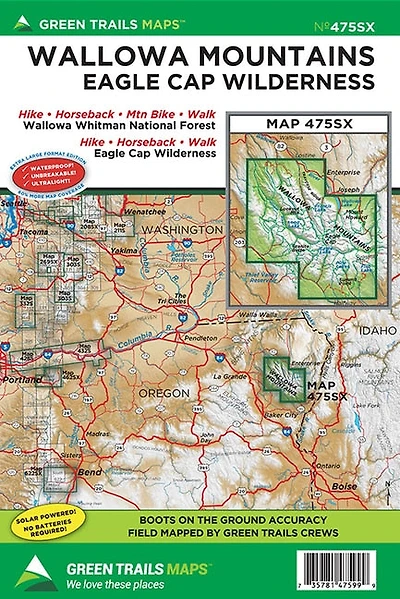 Wallowa Mountains * Eagle Cap Wilderness, Or No. G475sx