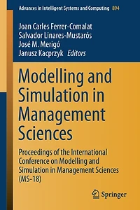 Modelling and Simulation Management Sciences: Proceedings of the International Conference on Sciences (MS-18)