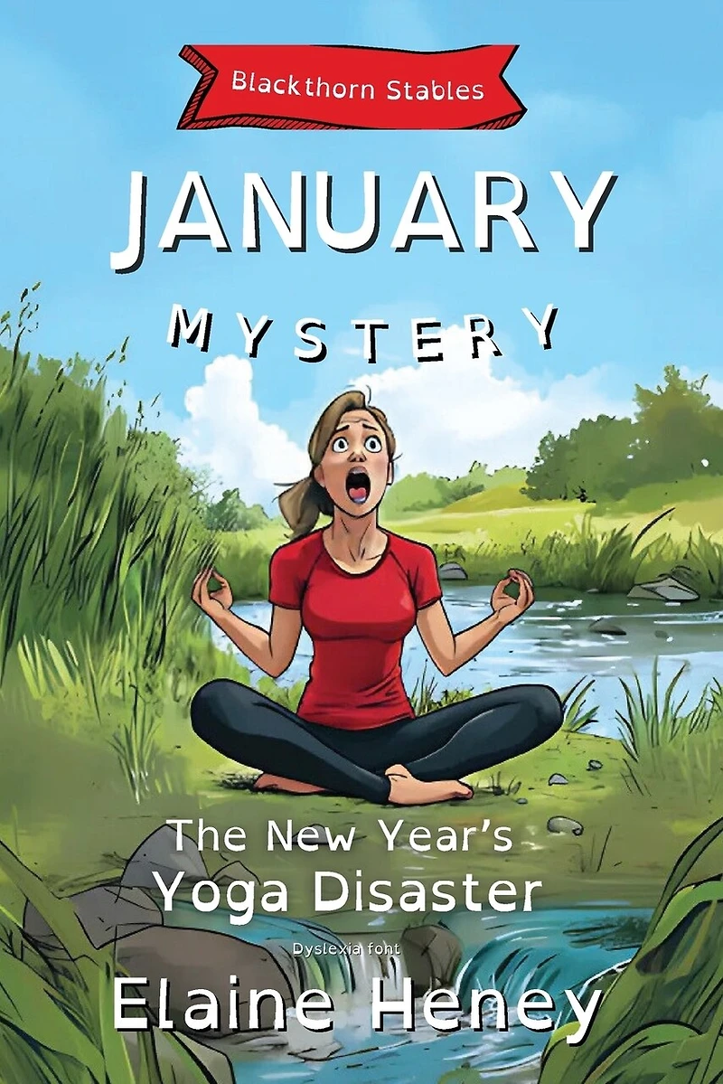 The New Year's Yoga Disaster Blackthorn Stables January Mystery - Dyslexia Friendly