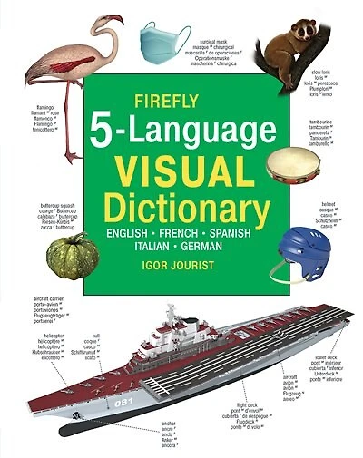FIREFLY 5 LANGUAGE VISUAL DICT: English, French, German, Italian, Spanish
