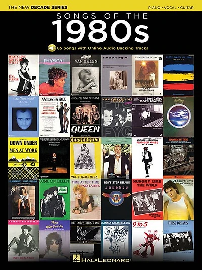 Songs Of The 1980s: New Decade Series With Online Play-along Backing Tracks