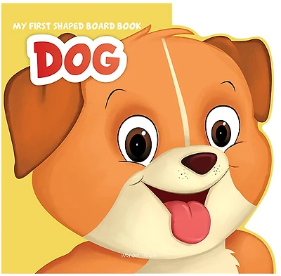 My First Shaped Board Book - Dog, Die-Cut Animals, Picture Book for Children