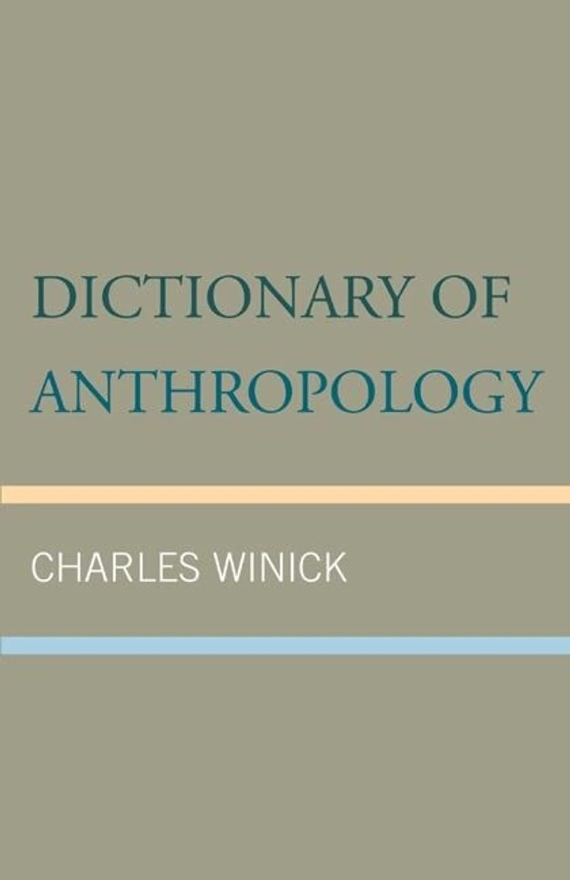 Dictionary Of Anthropology