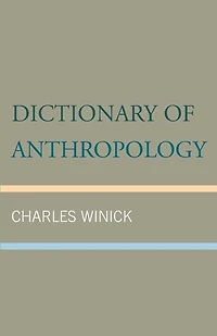 Dictionary Of Anthropology