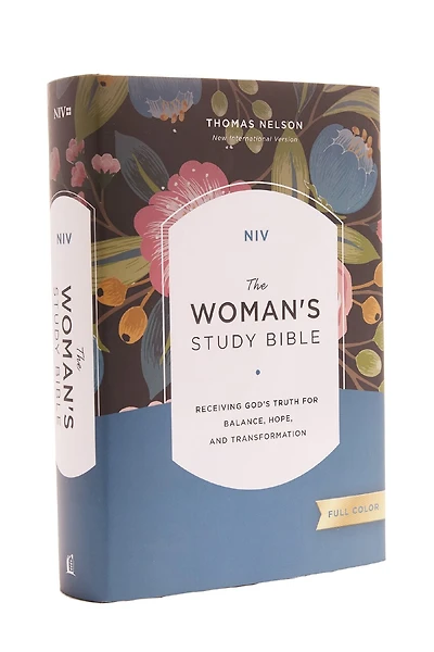 NIV, The Woman's Study Bible, Cloth over Board, Pink, Full-Color, Red Letter: Receiving God's Truth for Balance, Hope, and Transformation