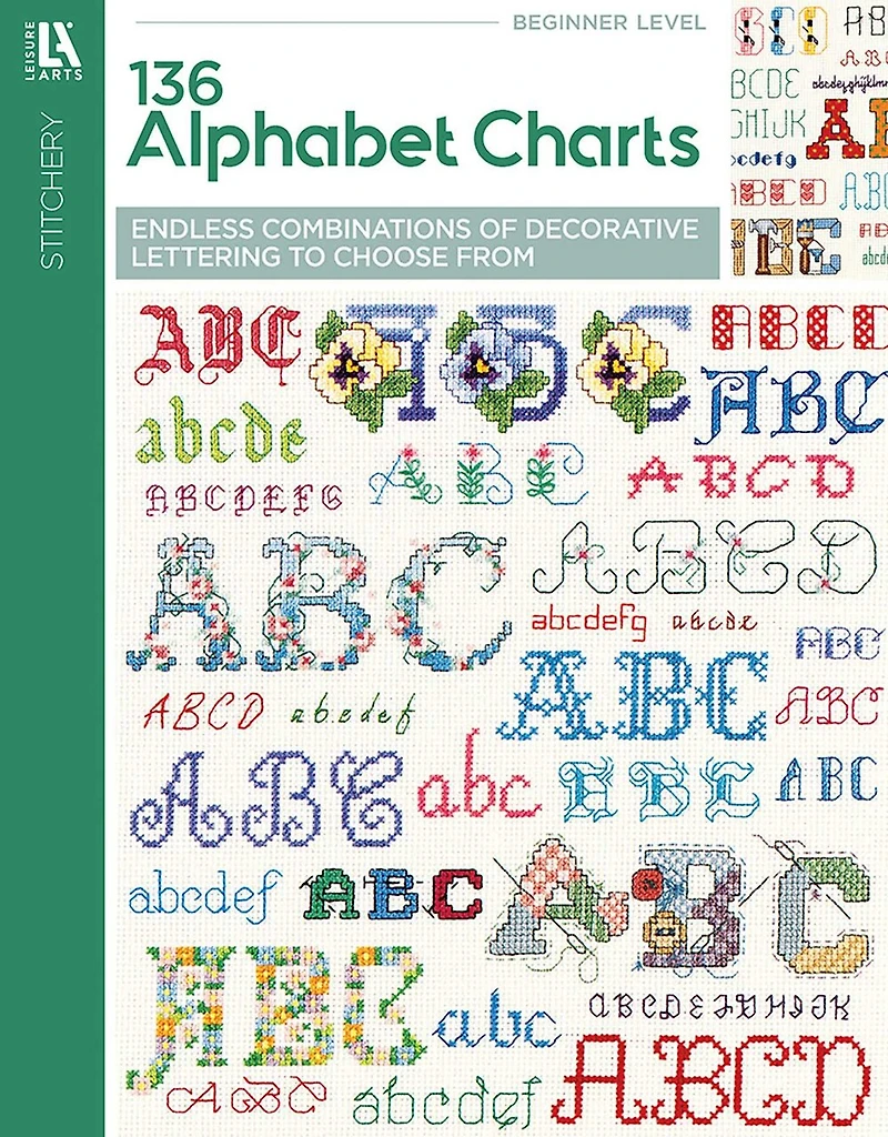 136 Alphabet Charts: Endless Combinations of Decorative Lettering to Choose From