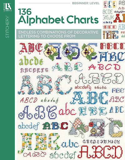 136 Alphabet Charts: Endless Combinations of Decorative Lettering to Choose From