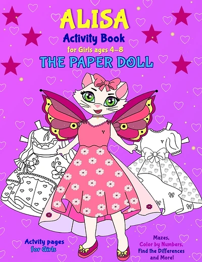 Alisa The Paper Doll: Alisa Book For Girls Ages 4-8