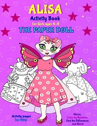 Alisa The Paper Doll: Alisa Book For Girls Ages 4-8