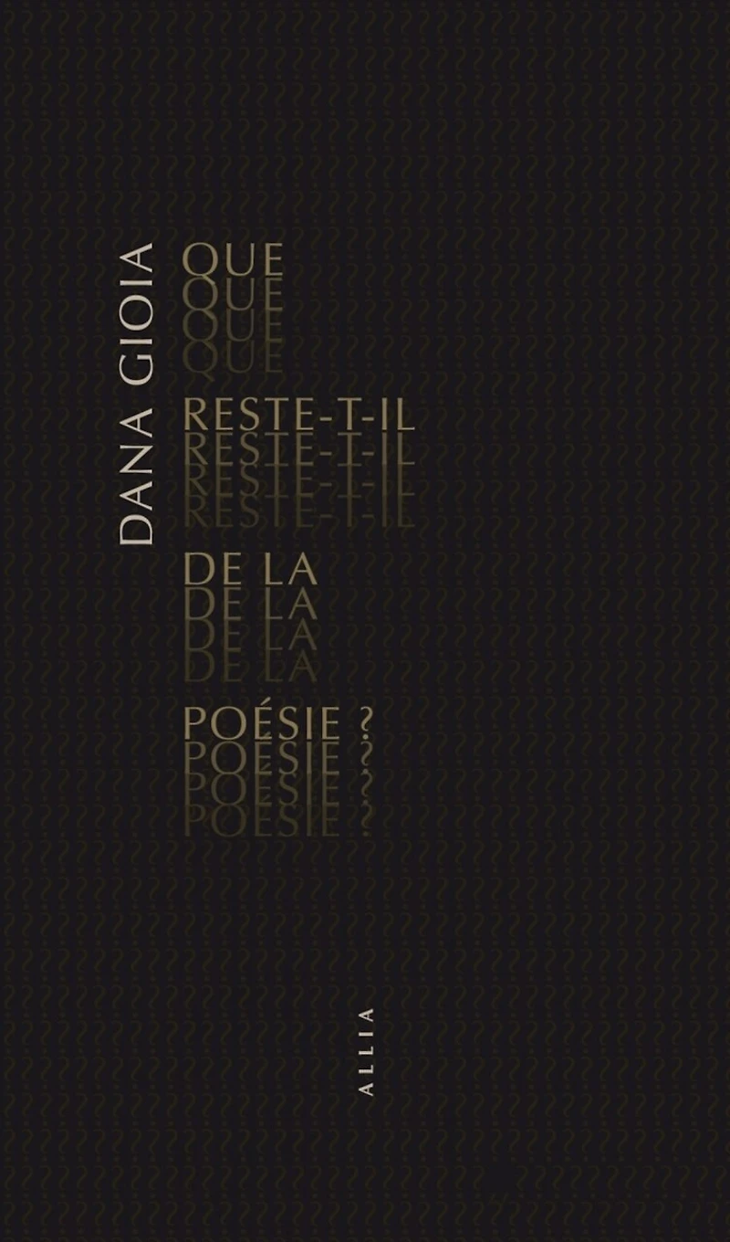 Que reste-t-il de la poésie ?