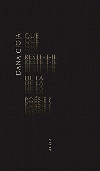 Que reste-t-il de la poésie ?