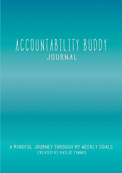 Accountability Buddy Journal: A mindful journey through my weekly goals.