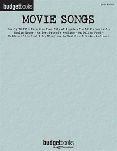 Movie Songs: Easy Piano Budget Books