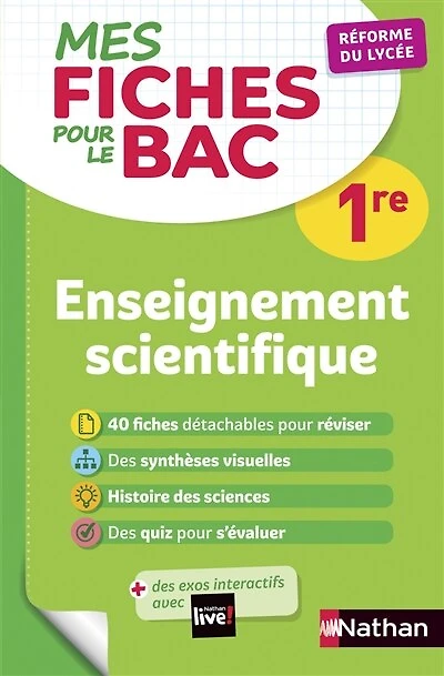 Enseignement scientifique 1re: réforme du lycée