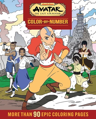 Avatar The Last Airbender Color-By-Number
