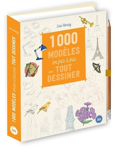 1.000 modèles en pas à pas pour tout dessiner