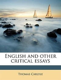 English and Other Critical Essays (Classic Reprint)