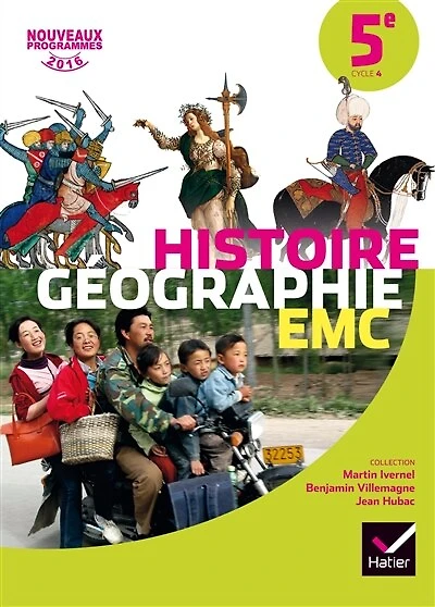 Histoire géographie, EMC 5e, cycle 4: programmes 2024