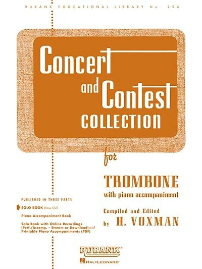 Concert And Contest Collection For Trombone: Solo Book Only
