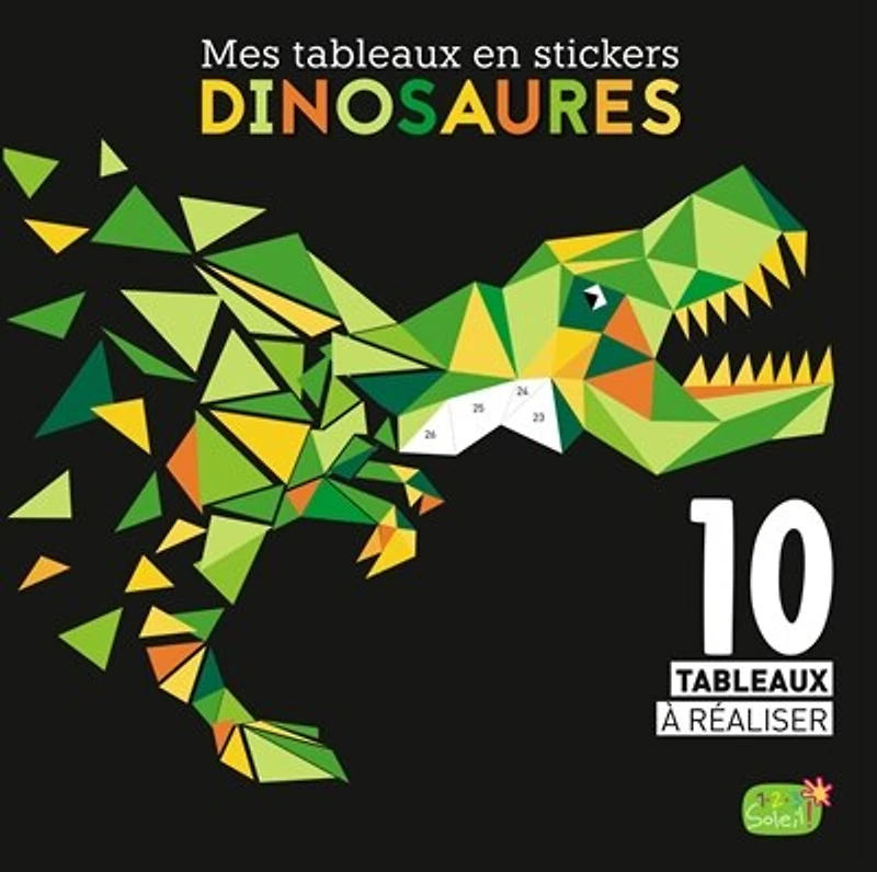 Dinosaures: 10 tableaux à réaliser