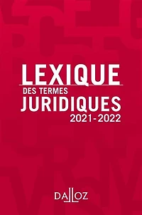 Lexique des termes juridiques: 2025-2026