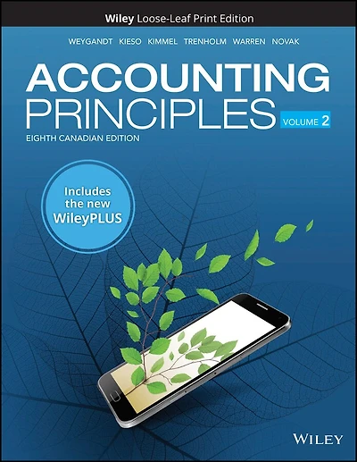 Accounting Principles, Volume 2, Wileyplus Nextgen Card With Loose-leaf Set