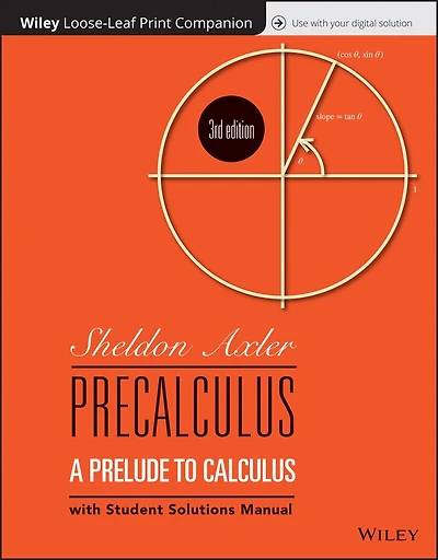 Precalculus: A Prelude To Calculus