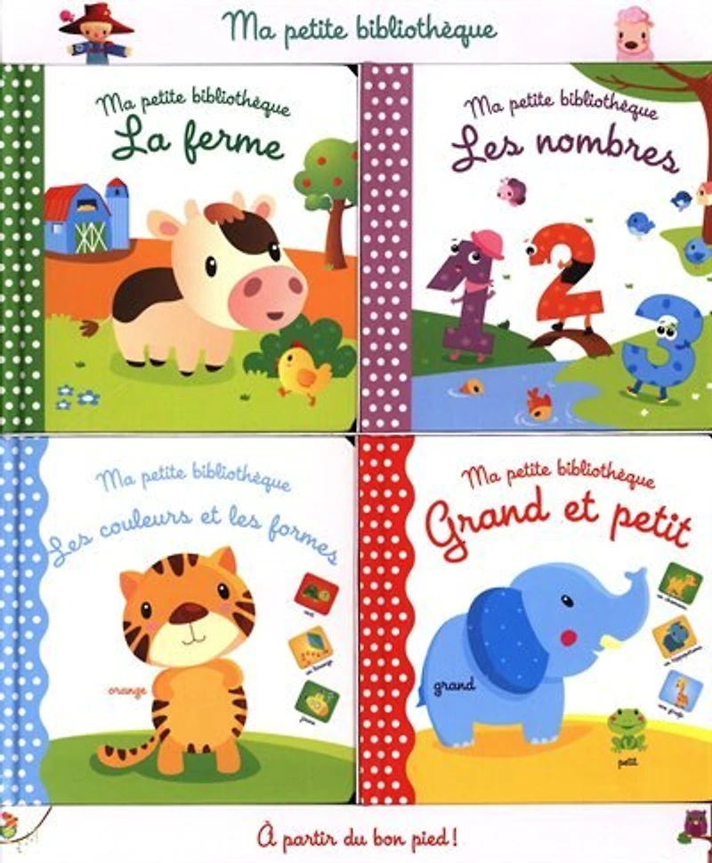 Ma petite bibliothèque - Contraires/Couleurs/Nombres/Ferme