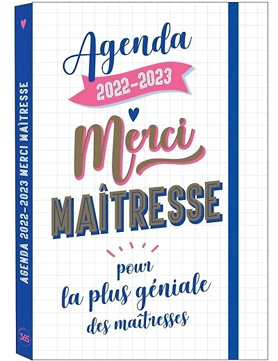Merci maîtresse: agenda 2022-2023