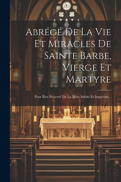 Abrégé De La Vie Et Miracles De Sainte Barbe