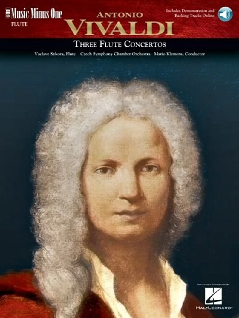 Vivaldi Flute Concerti In D Major (rv429); G Major (rv435); A Minor (rv440): Music Minus One Flute