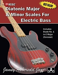 Diatonic Major & Minor Scales for Electric Bass: Includes Etude No. 1 in C Major (Carcassi)