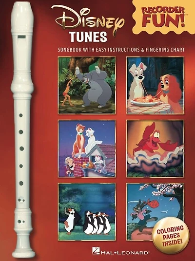 Disney Tunes - Recorder Fun!: Pack With Songbook And Instrument
