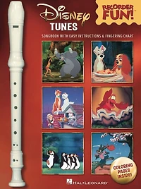 Disney Tunes - Recorder Fun!: Pack With Songbook And Instrument