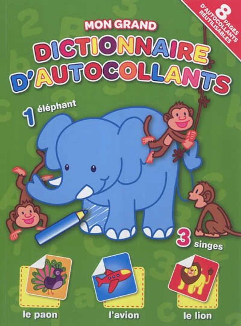 Mon grand dictionnaire d'autocollants