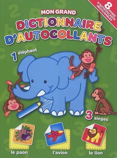Mon grand dictionnaire d'autocollants