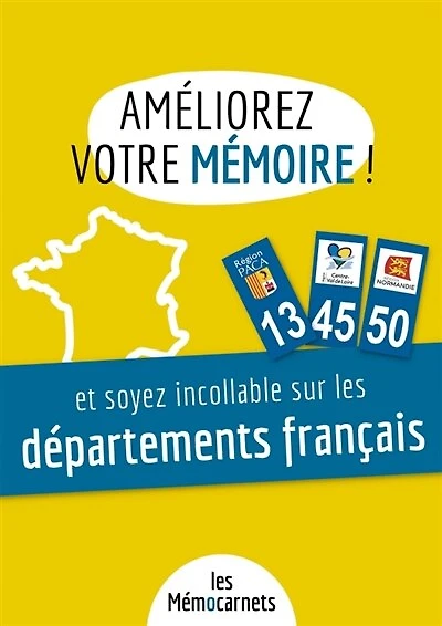 Améliorez votre mémoire ET soyez incollable sur les départements français. : Un carnet d'activités pour booster votre mémoire avec une méthode efficace et ludique.: Un carnet d'activités pour booster votre mémoire avec une méthode efficace et ludique.