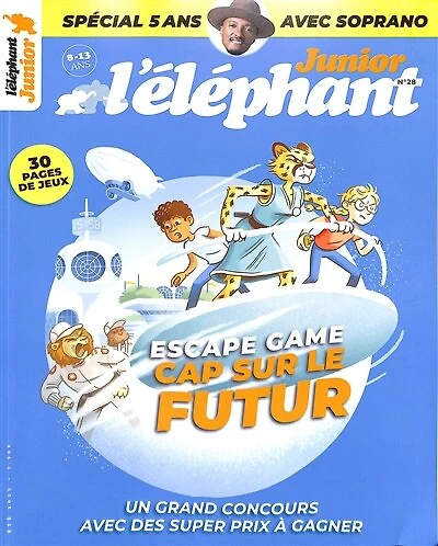 L'Eléphant junior, n°28. Escape game : cap sur le futur: cap sur le futur