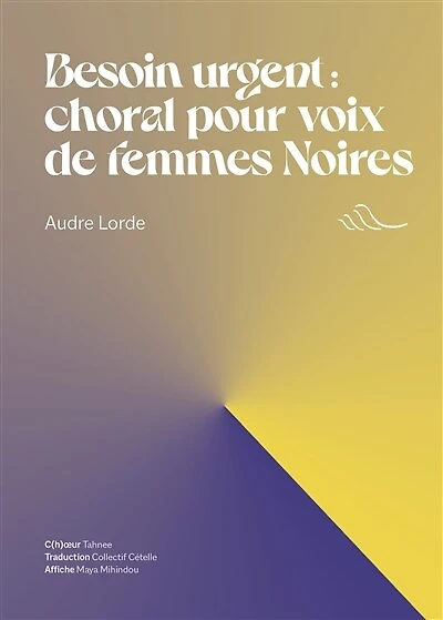 Besoin urgent : choral pour voix de femmes noires: choral pour voix de femmes noires