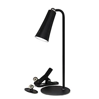 4pc Slim Cone Black LED Lamp with Magnet