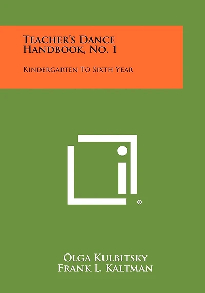 Teacher's Dance Handbook, No. 1: Kindergarten To Sixth Year